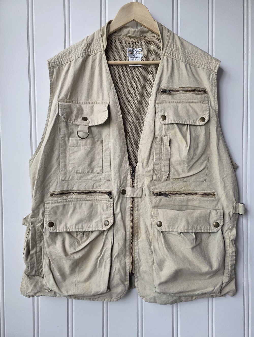 Vintage Northern Spirit Multi Pocket Utility Sportsman Fishing Vest Medium